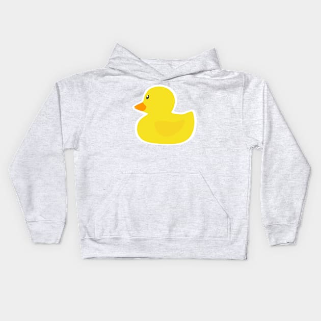 Rubber Ducky Kids Hoodie by elrathia